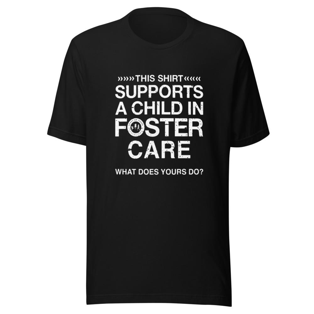 This Shirt Supports T-shirt — Black (front)
